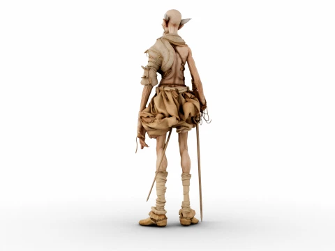 Don Quixote 3D Model