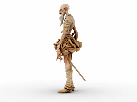 Don Quixote 3D Model