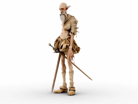 Don Quixote 3D Model