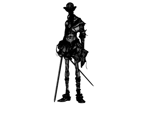 Don Quixote 3D Model