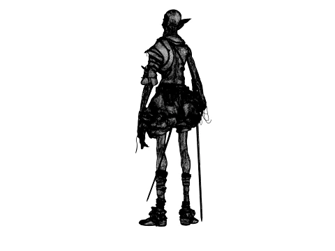Don Quixote 3D Model