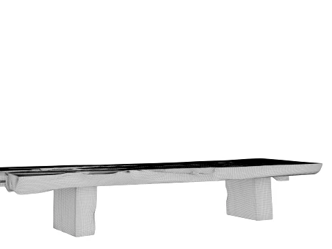 Wooden Coffee Table 3D Model
