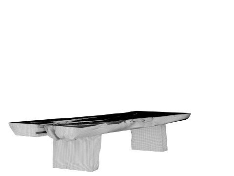 Wooden Coffee Table 3D Model