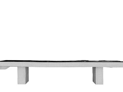 Wooden Coffee Table 3D Model