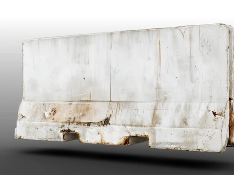 Jersey Barrier 3D Model