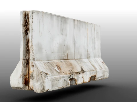 Jersey Barrier 3D Model