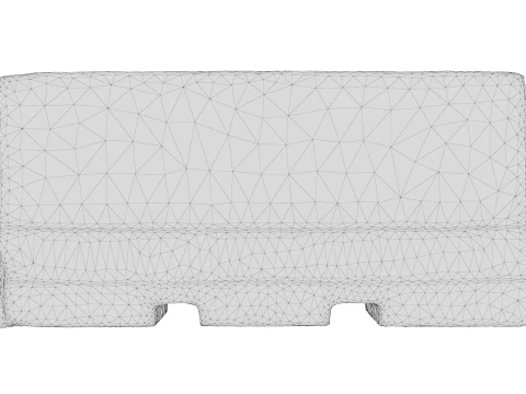 Jersey Barrier 3D Model