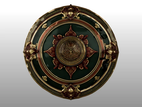 The Eternal Shield 3D Model