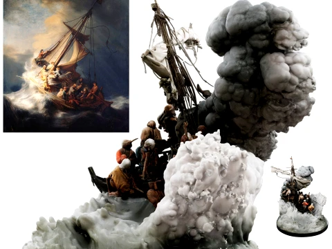 The Storm on the Sea of Galilee Model 3D