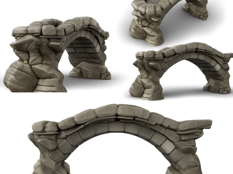 Old Stone Bridge 3D Model