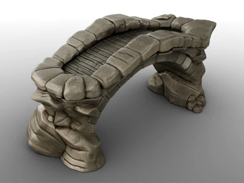 Old Stone Bridge 3D Model