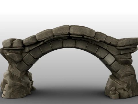Old Stone Bridge 3D Model