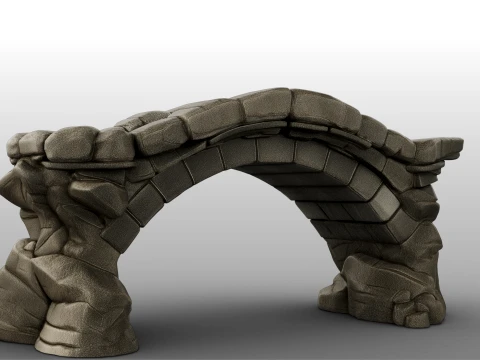 Old Stone Bridge 3D Model