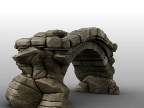 Old Stone Bridge 3D Model