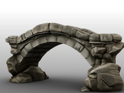 Old Stone Bridge 3D Model