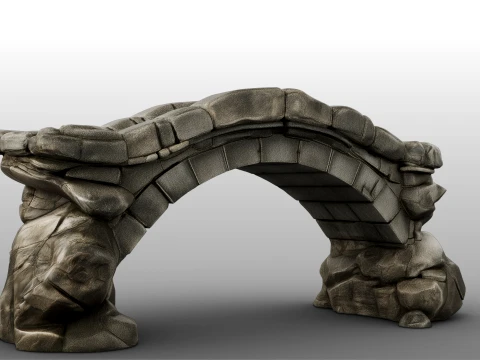 Old Stone Bridge 3D Model