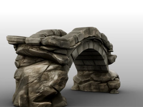 Old Stone Bridge 3D Model