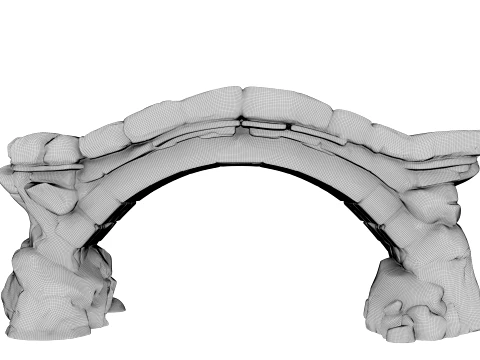 Old Stone Bridge 3D Model