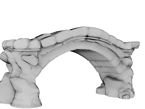 Old Stone Bridge 3D Model