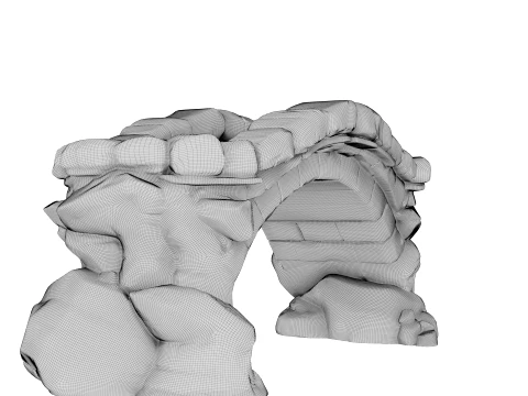 Old Stone Bridge 3D Model