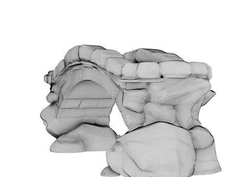 Old Stone Bridge 3D Model