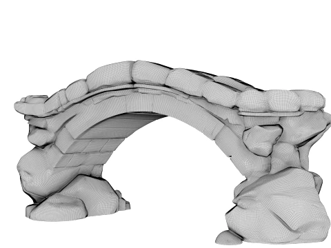 Old Stone Bridge 3D Model