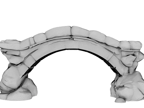 Old Stone Bridge 3D Model