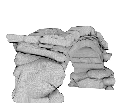 Old Stone Bridge 3D Model