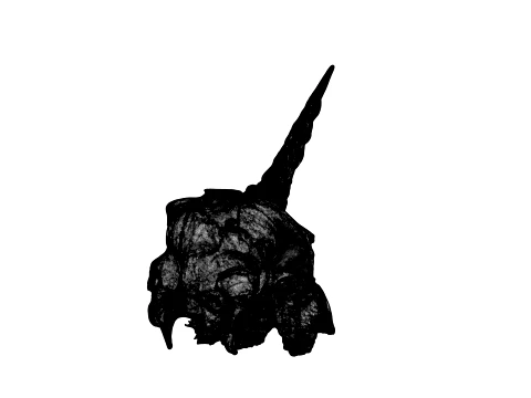 Unicorn Skull 3D Model