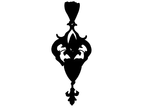 Roseheart Filigree Pendant 3D Model
