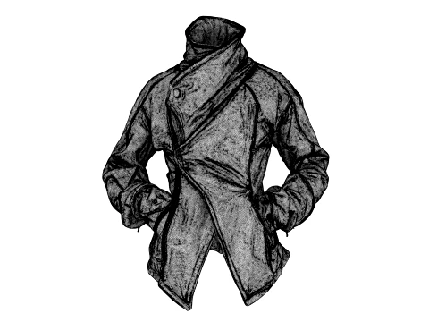 Phantom Denim Jacket 3D Model