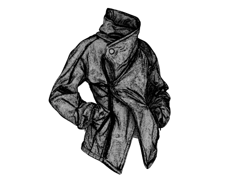 Phantom Denim Jacket 3D Model