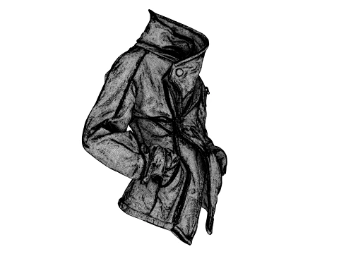 Phantom Denim Jacket 3D Model
