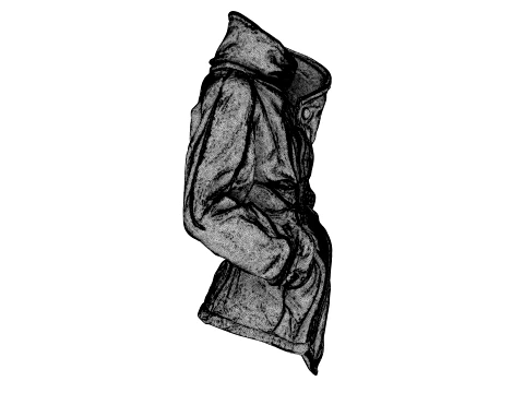 Phantom Denim Jacket 3D Model