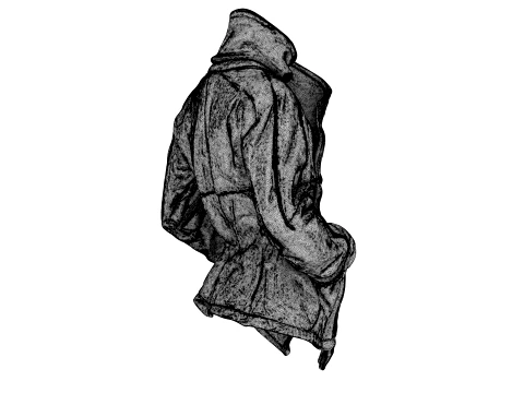 Phantom Denim Jacket 3D Model