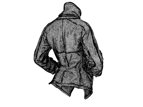 Phantom Denim Jacket 3D Model