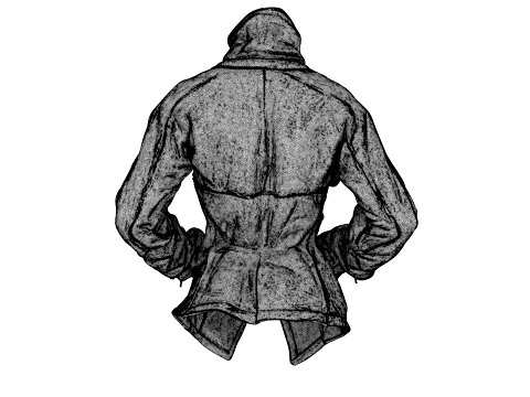 Phantom Denim Jacket 3D Model