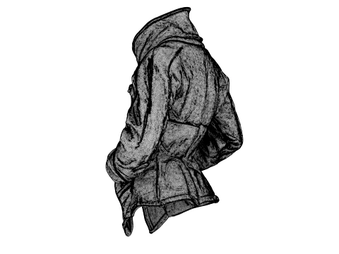 Phantom Denim Jacket 3D Model