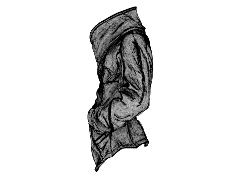 Phantom Denim Jacket 3D Model