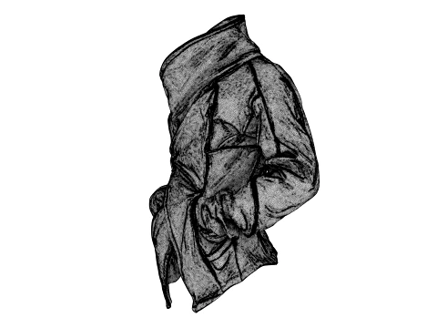Phantom Denim Jacket 3D Model