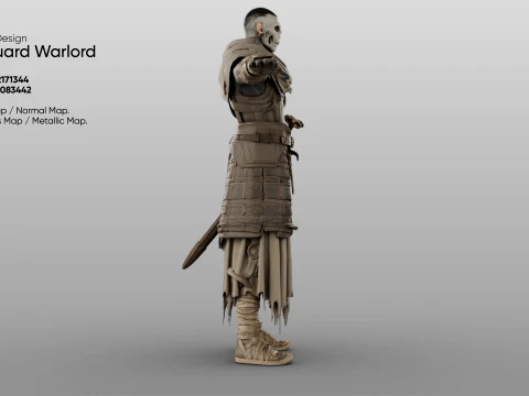 Character - Boneguard Warlord 3D Model