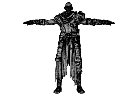 Character - Boneguard Warlord 3D Model