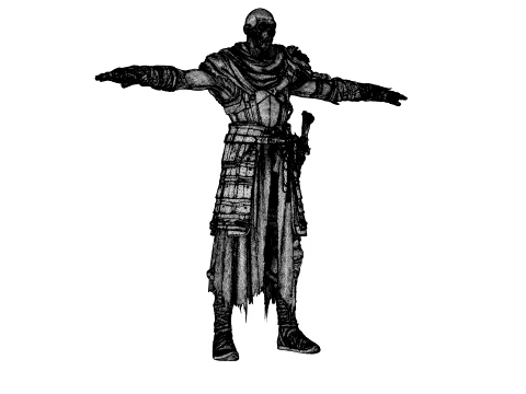 Character - Boneguard Warlord 3D Model