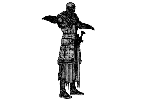 Character - Boneguard Warlord 3D Model