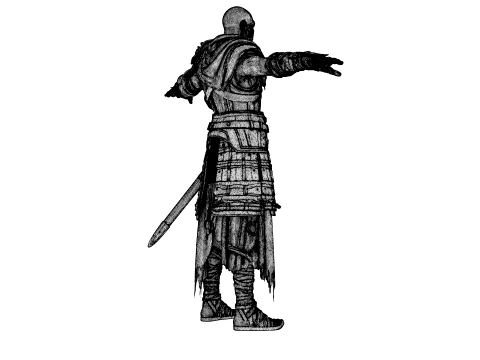 Character - Boneguard Warlord 3D Model