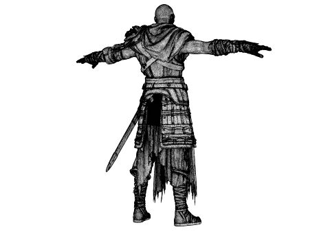Character - Boneguard Warlord 3D Model