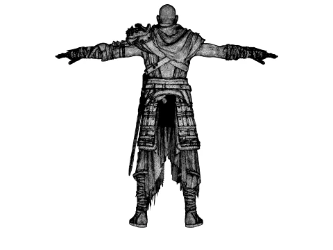 Character - Boneguard Warlord 3D Model
