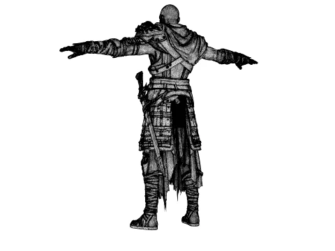 Character - Boneguard Warlord 3D Model