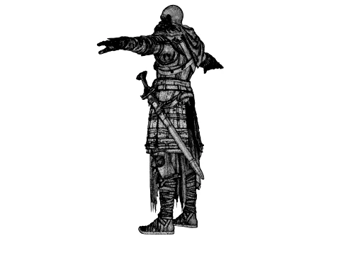 Character - Boneguard Warlord 3D Model