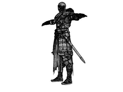 Character - Boneguard Warlord 3D Model